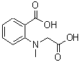 structure of CAS# 21716-67-6, 2-[(Carboxymethyl)(Methyl)Amino]Benzoic Acid;2-(Carboxymethyl-methyl-amino)-benzoic acid;2-[(carboxymethyl)(methyl)amino]benzoic acid;2-[(carbo<wbr>xymethyl)<wbr>(methyl)a<wbr>mino]benz<wbr>oic acid <wbr>(non-pref<wbr>erred nam<wbr>e)