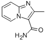 结构式 CAS# 21801-89-8, 3-氨基甲酰-2-甲基咪唑并(1,2-a)吡啶