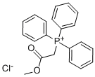 structure of CAS# 2181-97-7, (2-Methoxy-2-Oxoethyl)Triphenyl-Phosphonium Chloride (1:1);[(Methoxycarbonyl)Methyl]Triphenylphosphonium Chloride, 97 %;(Methoxycarbonylmethyl)Tris(Phenyl)Phosphonium Chloride;(2-Methoxy-2-Oxoethyl)Tris(Phenyl)Phosphonium Chloride