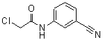 structure of CAS# 218288-43-8, 2-Chloro-N-(3-Cyanophenyl)Acetamide;2-chloro-N-(3-cyanophenyl)acetamide;acetamide, 2-chloro-N-(3-cyanophenyl)-;ACETAMIDE,2-CHLORO-N-(3-CYANOPHENYL)-