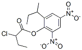 structure of CAS# 2183-38-2, (2,4-Dinitrophenyl) 2-Chloro-2-Ethyl-3-Methylpentanoate;(2,4-Dinitrophenyl) 2-Chloro-2-Ethyl-3-Methyl-Pentanoate;2-Chloro-2-Ethyl-3-Methylpentanoic Acid (2,4-Dinitrophenyl) Ester;2-Chloro-2-Ethyl-3-Methyl-Valeric Acid (2,4-Dinitrophenyl) Ester
