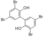 structure of CAS# 21987-62-2, 3,3',5,5'-Tetrabromo-1,1'-biphenyl-2,2'-diol;2,4-Dibromo-6-(3,5-Dibromo-2-Hydroxy-Phenyl)Phenol;(1,1'-Biphenyl)-2,2'-Diol, 3,3',5,5'-Tetrabromo-;2,2'-Biphenyldiol, 3,3',5,5'-Tetrabromo-