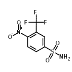 结构式 CAS# 21988-05-6, 4-硝基-3-(三氟甲基)苯磺酰胺