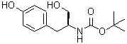 structure of CAS# 220237-31-0, 2-Methyl-2-Propanyl [(2S)-1-Hydroxy-3-(4-Hydroxyphenyl)-2-Propanyl]Carbamate;BOC-L-TYR-OL;Boc-L-Tyrosinol;BOC-TYROSINOL