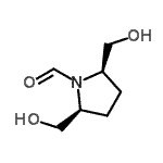 CAS 登录号：220264-29-9， (2R,5S)-2,5-二(羟基甲基)-1-吡咯烷甲醛