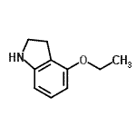 structure of CAS# 220657-56-7, 4-Ethoxyindoline;1H-Indole,4-ethoxy-2,3-dihydro-;4-ethoxyindoline