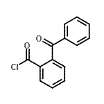 structure of CAS# 22103-85-1, 2-Benzoylbenzoyl Chloride;2-benzoylbenzoyl chloride;2-benzoylbenzoylchloride