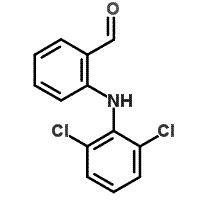 structure of CAS# 22121-58-0, 2-[(2,6-Dichlorophenyl)Amino]Benzaldehyde