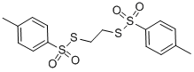 structure of CAS# 2225-23-2, S,S'-Ethylene-p-toluenethiosulfonate;1-Methyl-4-[2-[(4-Methylphenyl)Sulfonylthio]Ethylthio]Sulfonylbenzene;1-Methyl-4-[2-[(4-Methylphenyl)Sulfonylthio]Ethylthio]Sulfonyl-Benzene