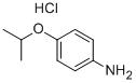 结构式 CAS# 222637-85-6, 4-异丙氧基苯胺盐酸盐