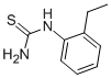 structure of CAS# 22265-77-6, N-(2-Ethylphenyl)-Thiourea;1-(2-ETHYLPHENYL)-2-THIOUREA;2-ETHYLPHENYLTHIOUREA