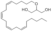 structure of CAS# 222723-55-9, 2-Arachidonyl glycerol ether;Noladin Ether;Aids-342674;Aids342674