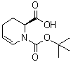 结构式 CAS# 222851-92-5, (2S)-1-{[(2-甲基-2-丙基)氧基]羰基}-1,2,3,4-四氢-2-吡啶羧酸