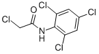 结构式 CAS# 22303-34-0, 2-氯-N-(2,4,6-三氯苯基)乙酰胺