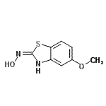 CAS 登录号：223507-32-2， N-羟基-5-甲氧基-1,3-苯并噻唑-2-胺