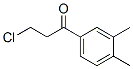 CAS 登录号：22422-23-7， 3-氯-1-(3,4-二甲基苯基)丙-1-酮