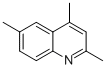 CAS 登录号：2243-89-2， 2,4,6-三甲基喹啉