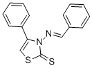CAS#: 22454-80-4， 3-Benzylideneamino-4-Phenylthiazoline-2-Thione