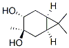 CAS 登录号：22556-08-7， [1S-(1alpha,3beta,4alpha,6alpha)]-3,7,7-三甲基双环[4.1.0]庚烷-3,4-二醇