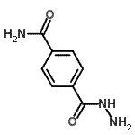 结构式 CAS# 22590-92-7, 4-(肼基羰基)苯甲酰胺