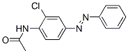 CAS 登录号：22608-33-9， N-(2-氯-4-苯基偶氮-苯基)乙酰胺