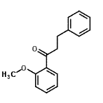 structure of CAS# 22618-13-9, 1-(2-Methoxyphenyl)-3-Phenyl-1-Propanone;2'-Methoxy-3-phenylpropiophenone;MFCD03842916