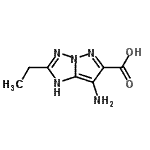 CAS 登录号：227610-67-5， 7-氨基-2-乙基-1H-吡唑并[1,5-b][1,2,4]三唑-6-羧酸
