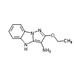 CAS 登录号：227611-64-5， 2-乙氧基-4H-吡唑并[1,5-a]苯并咪唑-3-胺