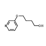 CAS 登录号：228546-52-9， 4-(3-吡啶基氧基)-1-丁醇