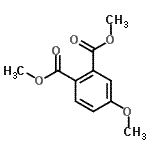 structure of CAS# 22895-19-8, Dimethyl 4-Methoxyphthalate;4-Methoxyphthalsaeure-methylester;Dimethyl 4-methoxybenzene-1,2-dicarboxylate;DIMETHYL4-METHOXYBENZENE-1,2-DICARBOXYLATE