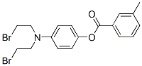 CAS#: 22954-15-0， [4-(Bis(2-Bromoethyl)Amino)Phenyl] 3-Methylbenzoate
