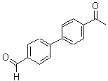 结构式 CAS# 230647-85-5, 4'-乙酰基-4-联苯甲醛