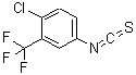 结构式 CAS# 23163-86-2, 1-氯-4-异硫氰酸基-2-(三氟甲基)苯