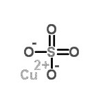 structure of CAS# 23254-43-5, Copper(2+) Sulfate;All Clear Root Destroyer;Aqua Maid Permanent Algaecide;Aquatronics Snail-A-Cide Dri-Pac Snail Powder