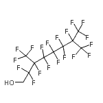 structure of CAS# 232587-50-7, 2,2,3,4,4,5,5,6,6,7,8,8,8-Tridecafluoro-3,7-Bis(Trifluoromethyl)-1-Octanol;
