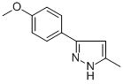 structure of CAS# 23263-96-9, 3-(4-Methoxyphenyl)-5-Methyl-1H-Pyrazole;6Y-0805;Zinc03884171