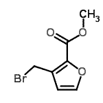 结构式 CAS# 23268-19-1, 甲基3-(溴甲基)-2-糠酸酯