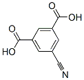 structure of CAS# 23341-13-1, 5-Cyanoisophthalic Acid;5-Cyanoisophthalic Acid;1,3-Benzenedicarboxylic Acid, 5-Cyano-
