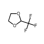 structure of CAS# 2344-09-4, 2-(Trifluoromethyl)-1,3-Dioxolane;2-(trifluoromethyl)-1,3-dioxolane;2-(Trifluoromethyl)dioxolane;2-(Trifluoromethyl)dioxolane 97%