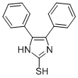 structure of CAS# 2349-58-8, 4,5-Di(Phenyl)-1,3-Dihydroimidazole-2-Thione;Stock1s-24884;Oprea1_791993;1,3-Dihydro-4,5-Diphenyl-2H-Imidazole-2-Thione