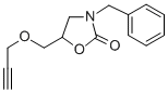 CAS 登录号：23598-56-3， 3-苄基-5-[(2-丙炔基氧基)甲基]恶唑烷-2-酮