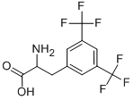 structure of CAS# 237076-69-6, 3,5-Bis(Trifluoromethyl)-DL-Phenylalanine;2-Amino-3-[3,5-Bis(Trifluoromethyl)Phenyl]Propionic Acid;3,5-Bis(Trifluoromethyl)-Dl-Phenylalanine;Jrd-0186