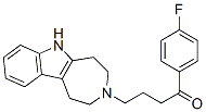 CAS#: 23712-07-4， 1-(4-Fluorophenyl)-4-(1,4,5,6-Tetrahydroazepino[4,5-b]Indol-3(2H)-Yl)-1-Butanone