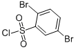 structure of CAS# 23886-64-8, 2,5-Dibromo-Benzenesulfonyl Chloride;2,5-DIBROMOBENZENESULFONYL CHLORIDE,97%;2,5-DIBROMOBENZENESULPHONYL CHLORIDE;2,5-DIBROMOBENZENESULFONYL CHLORIDE