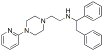 CAS 登录号：23892-54-8， 1-[2-[(1,2-二苯基乙基)氨基]乙基]-4-(2-吡啶基)哌嗪