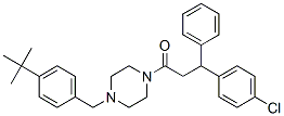 CAS#: 23902-88-7， 1-[4-(4-Tert-Butylbenzyl)-1-Piperazinyl]-3-(4-Chlorophenyl)-3-Phenyl-1-Propanone