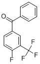 structure of CAS# 239087-04-8, 4-Fluoro-3-(Trifluoromethyl)Benzophenone;[4-Fluoro-3-(Trifluoromethyl)Phenyl]-Phenyl-Methanone;Zinc04334562;4-Fluoro-3-(Trifluoromethyl)Benzophenone
