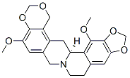CAS 登录号：23943-90-0， (15bS)-9,10,15b,16-四氢-5,15-二甲氧基-1H,7H-[1,3]苯并二氧杂环己并[6,5-g][1,3]苯并二氧戊环并[5,6-a]喹嗪
