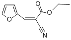 structure of CAS# 23973-22-0, 2-Cyano-3-Furane-2-Yl-Acrylic Acid Ethyl Ester;Ethyl (Z)-2-Cyano-3-(2-Furyl)Prop-2-Enoate;(Z)-2-Cyano-3-(2-Furyl)Prop-2-Enoic Acid Ethyl Ester;(Z)-2-Cyano-3-(2-Furyl)Acrylic Acid Ethyl Ester
