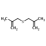 structure of CAS# 23973-54-8, 2-Methyl-3-[(2-Methyl-2-Propen-1-Yl)Sulfanyl]-1-Propene;2-Methyl-1-propene, 3,3'-thiobis;2-Methyl-3-[(2-methyl-2-propenyl)sulfanyl]-1-propene;2-Methyl-3-[(2-methyl-2-propenyl)sulfanyl]-1-propene #